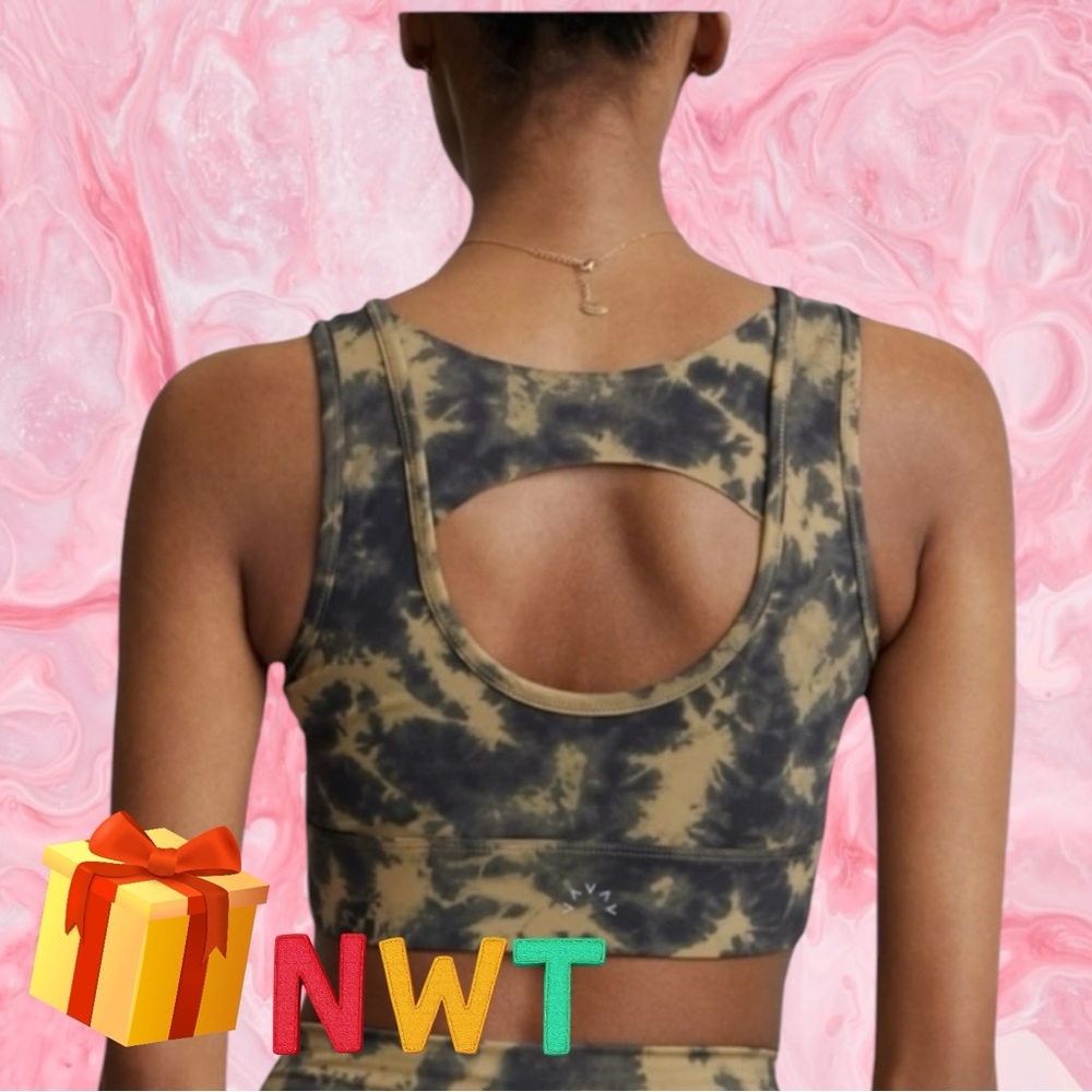 🎁NWT🎁👟 Varley 👟 Open Back tyedye Sport Bra ✨ MATCHING FULL SET SEPARATELY❣